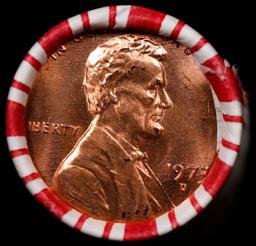 CRAZY Penny Wheel Buy THIS 1973-d solid Red BU Lincoln 1c roll & get 1-10 BU Red rolls FREE WOW