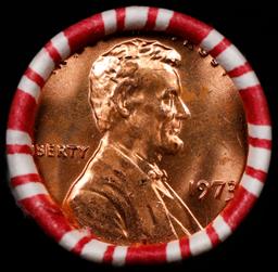 CRAZY Penny Wheel Buy THIS 1973-p solid Red BU Lincoln 1c roll & get 1-10 BU Red rolls FREE WOW