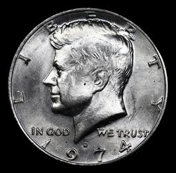 1974-d Kennedy Half Dollar 50c Grades GEM+ Unc