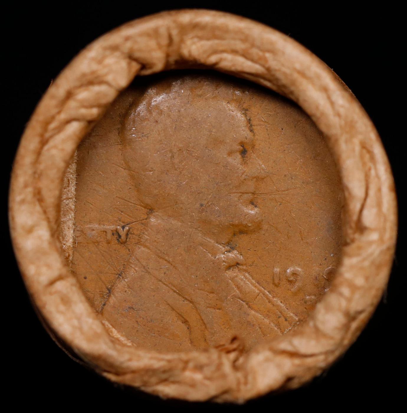 Lincoln Wheat Cent 1c Mixed Roll Orig Brandt McDonalds Wrapper, 1919-d end, 1891 Indian other end