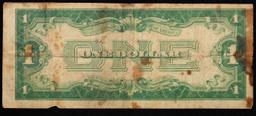 1928A "Funnyback" $1 Blue Seal Silver Certificate Grades vf details