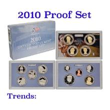 2010 United States Mint Proof Set - 14 Pieces! No outer box