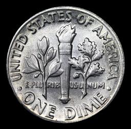 1975-d Roosevelt Dime 10c Grades GEM++ Unc