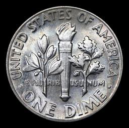 ***Auction Highlight*** 1975-d Roosevelt Dime Near Top Pop! 10c Graded Gem++ FT By USCG (fc)