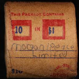 *EXCLUSIVE* x10 Mixed Covered End Roll! Marked "Morgan/Peace Limited"! - Huge Vault Hoard  (FC)