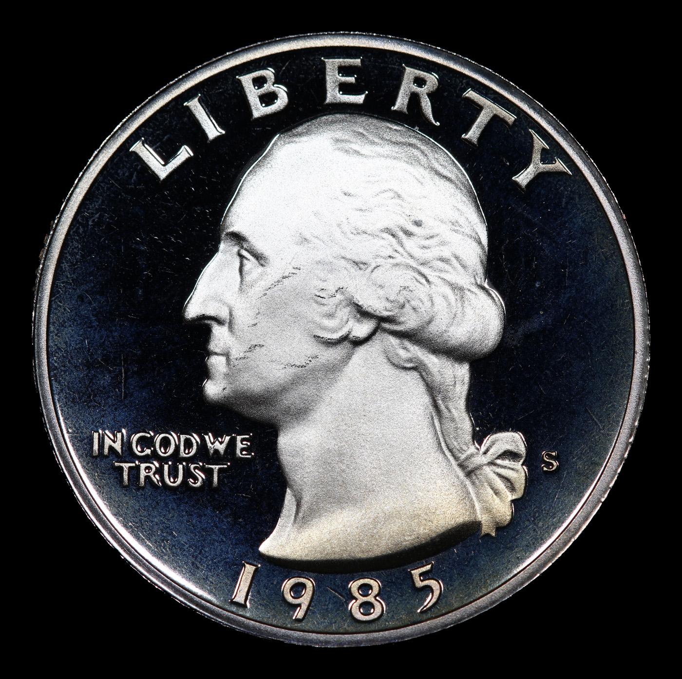 Proof 1989-s Washington Quarter 25c Grades GEM++ Proof Deep Cameo