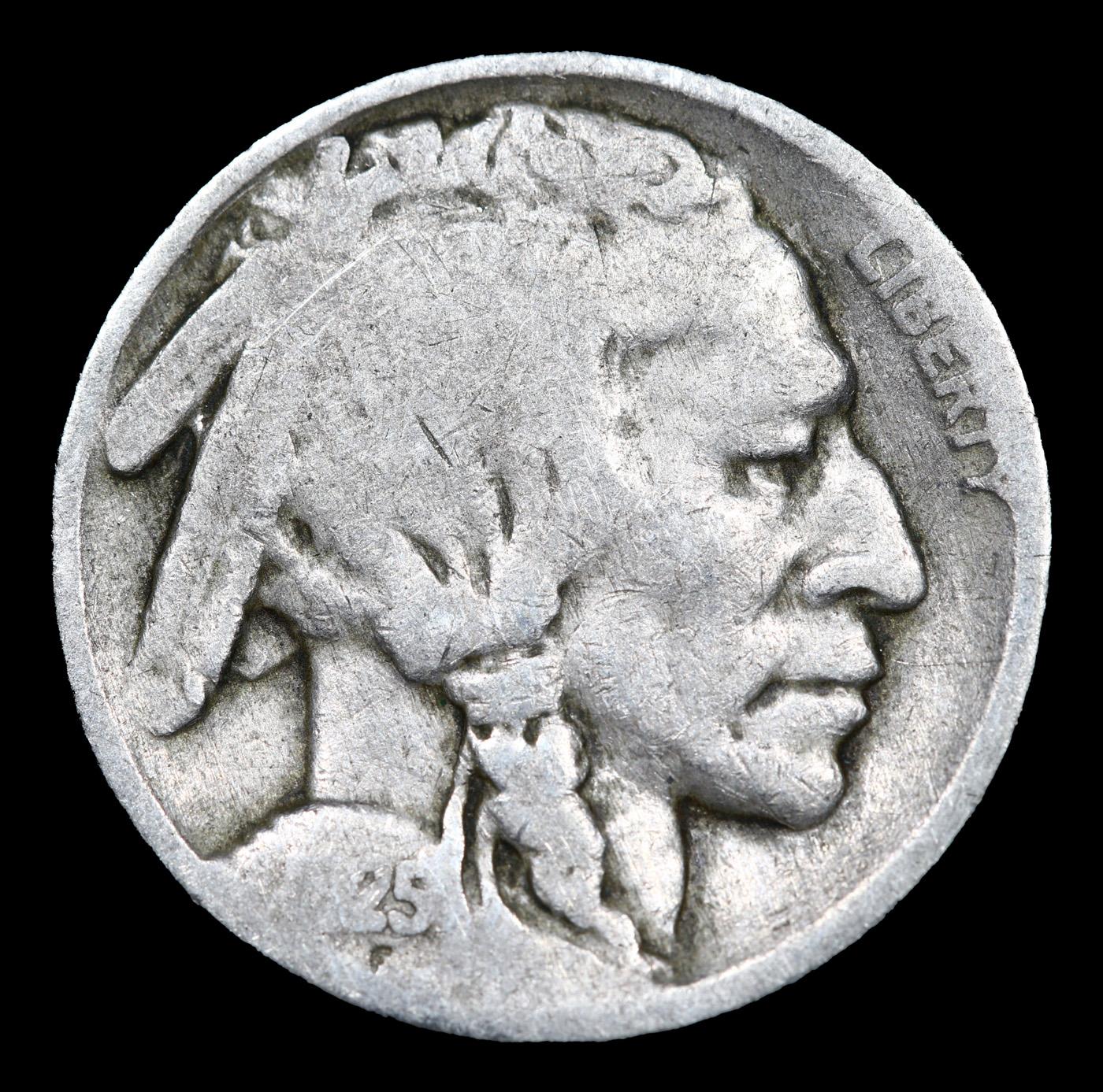 1925-p Buffalo Nickel 5c Grades vg, very good