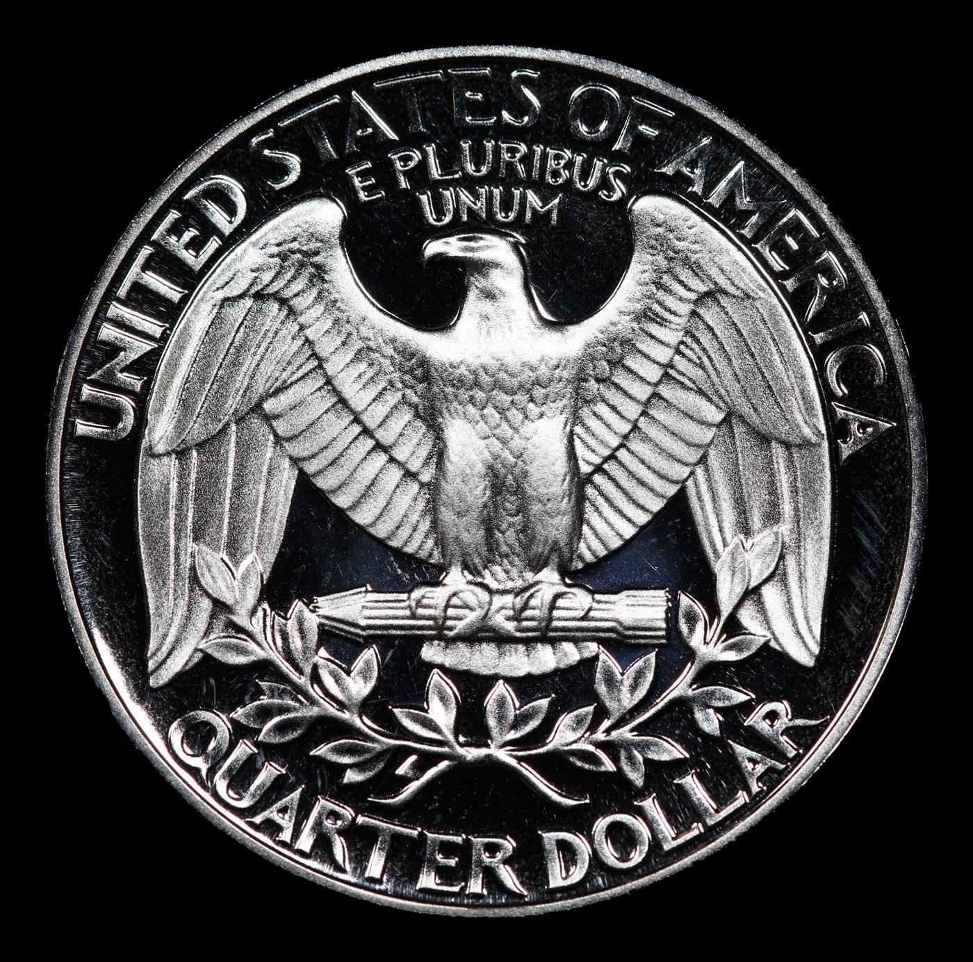 Proof 1990-s Washington Quarter 25c Grades GEM++ Proof Deep Cameo