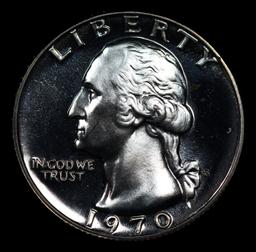 Proof 1970-s Washington Quarter 25c Grades GEM++ Proof Deep Cameo