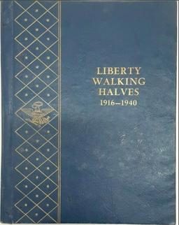 Whitman Liberty Walking Half Dollars 1916-1940 Collectors Book - No Coins