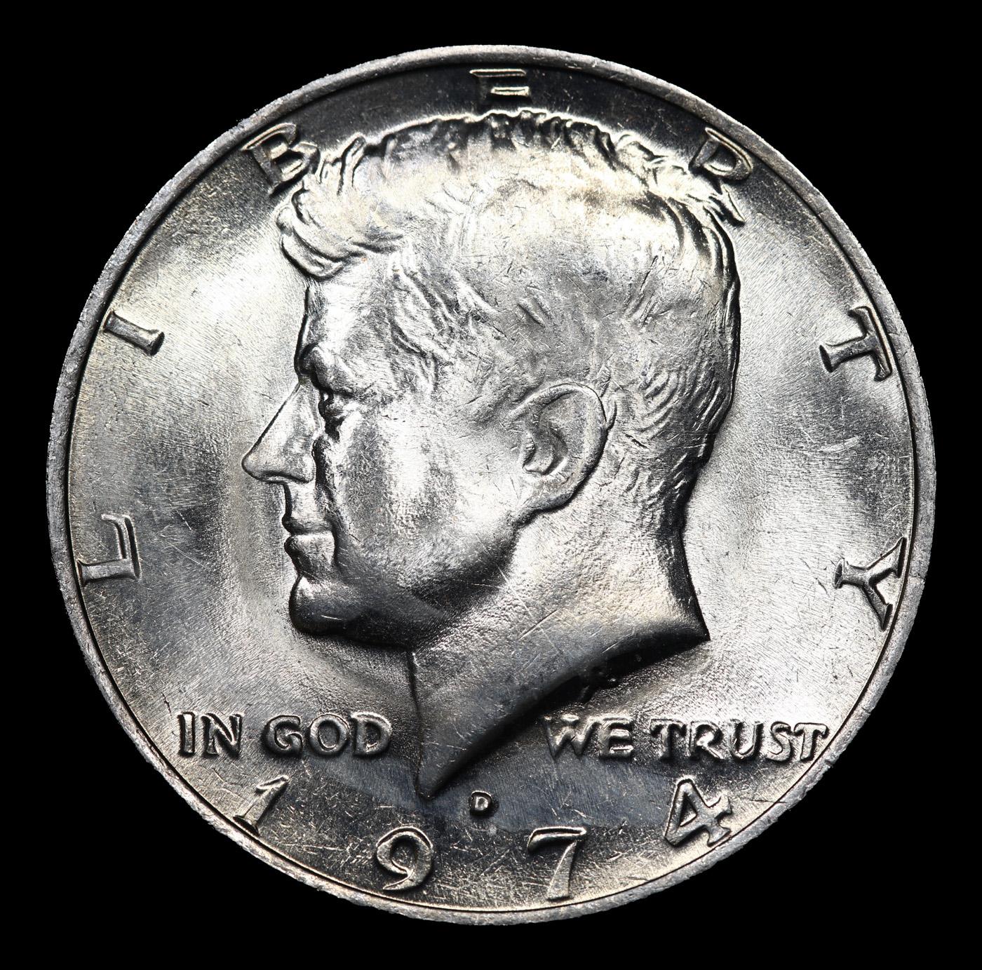 1974-d Kennedy Half Dollar 50c Grades GEM++ Unc