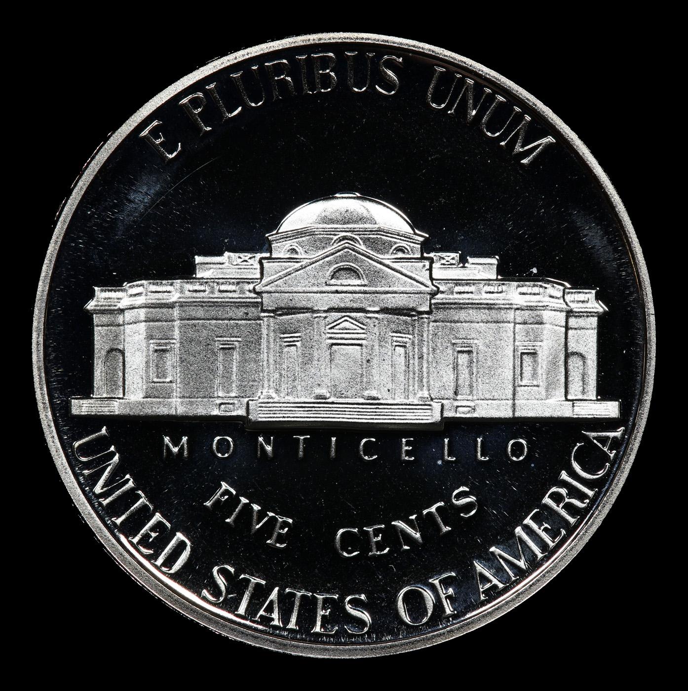 Proof 1996-s Jefferson Nickel 5c Grades GEM++ Proof Deep Cameo