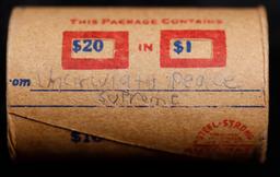 *EXCLUSIVE* Hand Marked "Unc Peace Supreme," x20 coin Covered End Roll! - Huge Vault Hoard  (FC)