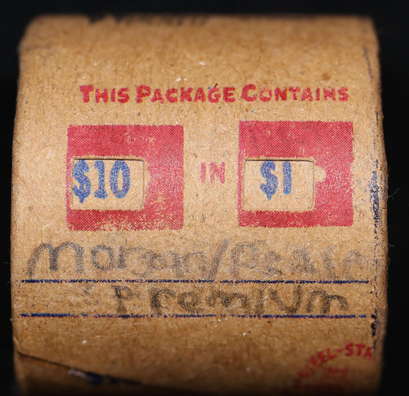 *Uncovered Hoard* - Covered End Roll - Marked "Morgan/Peace Premium" - Weight shows x10 Coins (FC)