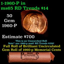 *BOGO* Buy This Great BU Red 1960-p Shotgun Lincoln 1c Roll & Get 1 BU RED ROLL FREE. WOW!!! *BOGO*