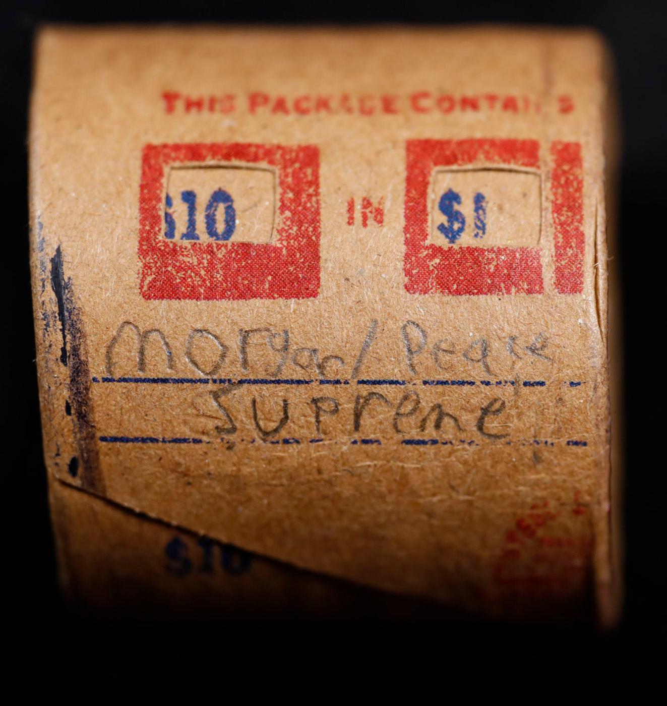 *EXCLUSIVE* x10 Mixed Covered End Roll! Marked "Morgan/Peace Surpeme\"! - Huge Vault Hoard  (FC)