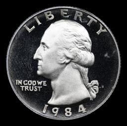 Proof 1984-s Washington Quarter 25c Grades GEM++ Proof Deep Cameo