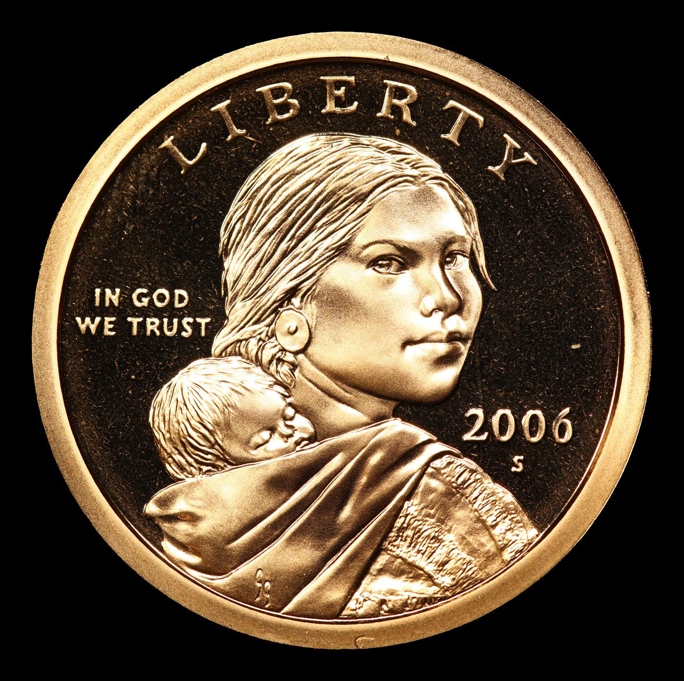 Proof 2002-s Sacagawea Dollar $1 Grades GEM++ Proof Deep Cameo