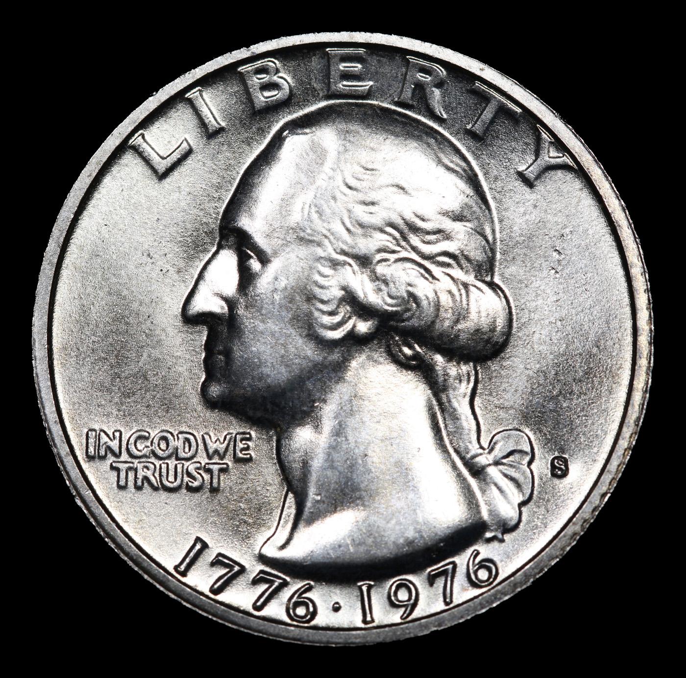 1976-s Silver Washington Quarter 25c Grades Gem++ Unc