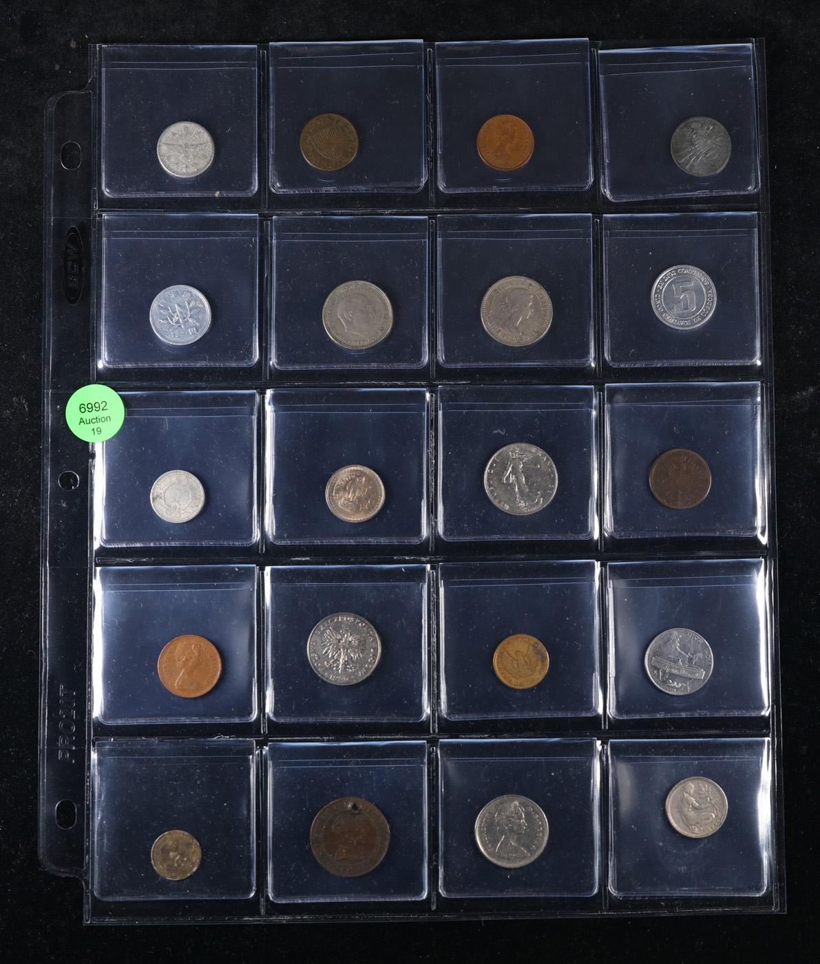 20 Great Coins of the World, hand selected, many trend high, every lot guaranteed to contain Silver.