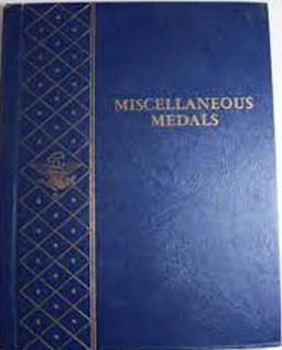 Whitman Miscellaneous Medals Collectors Book - No Coins Included