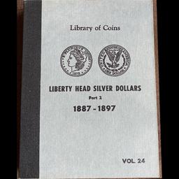 "Library of Coins" Collectors Book - No Coins - Liberty Head Silver $1 1887-1897