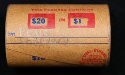 *Uncovered Hoard* - Covered End Roll - Marked "Morgan/Peace Standard" - Weight shows x20 Coins (FC)