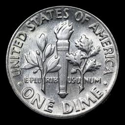 1975-d Roosevelt Dime 10c Grades GEM++ Unc