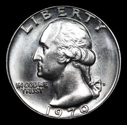 ***Auction Highlight*** 1970-d Washington Quarter Near Top Pop! 25c Graded ms67+ By SEGS (fc)