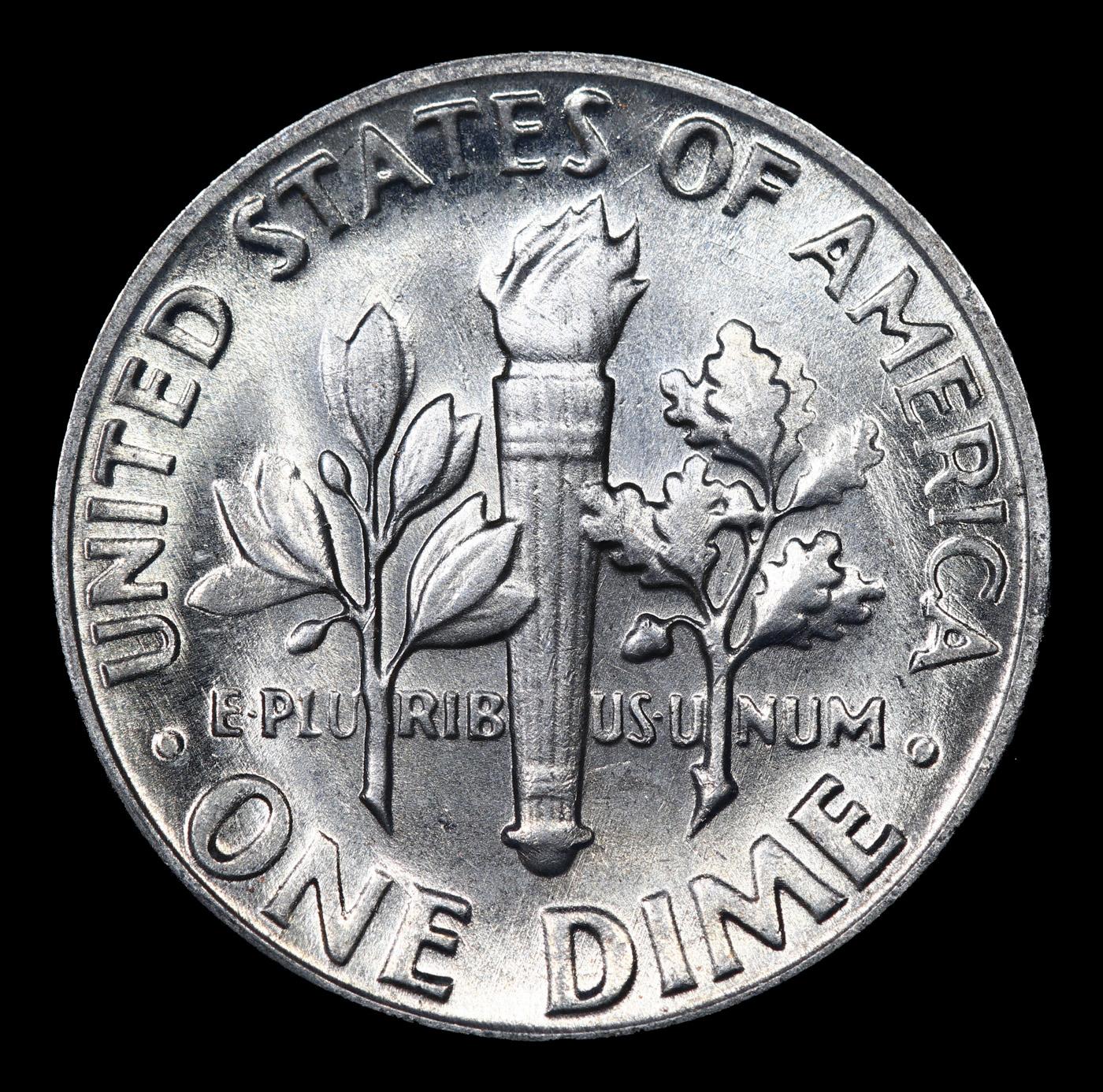 1975-d Roosevelt Dime 10c Grades GEM++ Unc