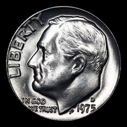 1975-d Roosevelt Dime 10c Grades Gem++ Unc