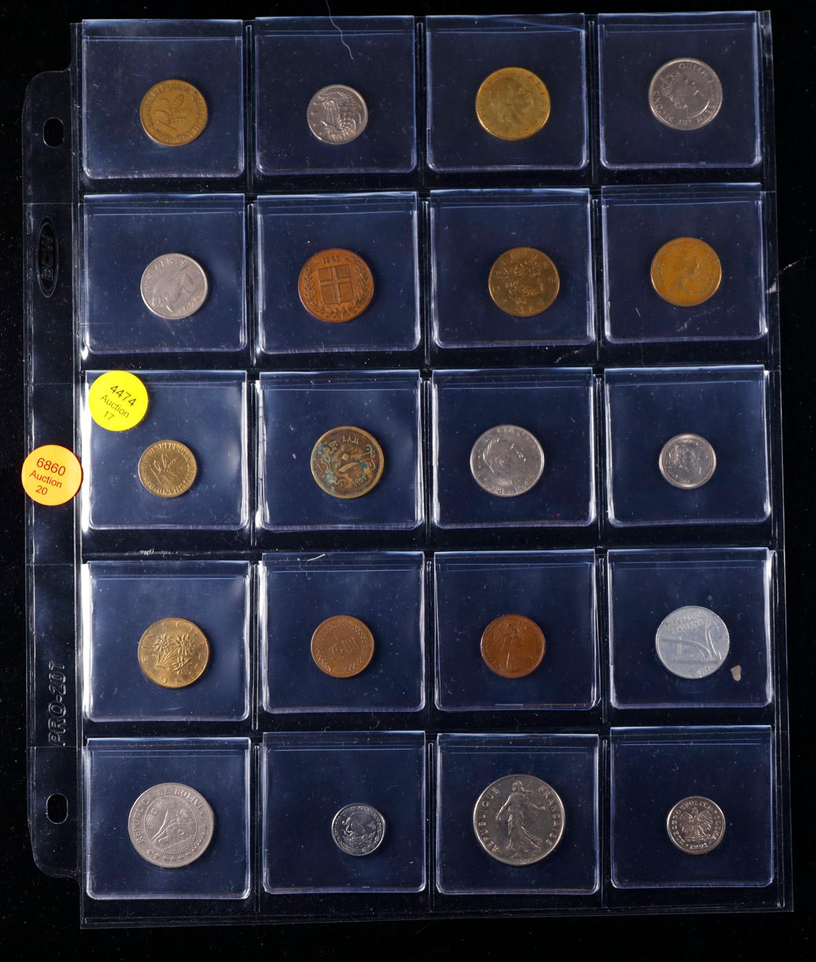 20 Great Coins of the World, hand selected, many trend high, every lot guaranteed to contain Silver.