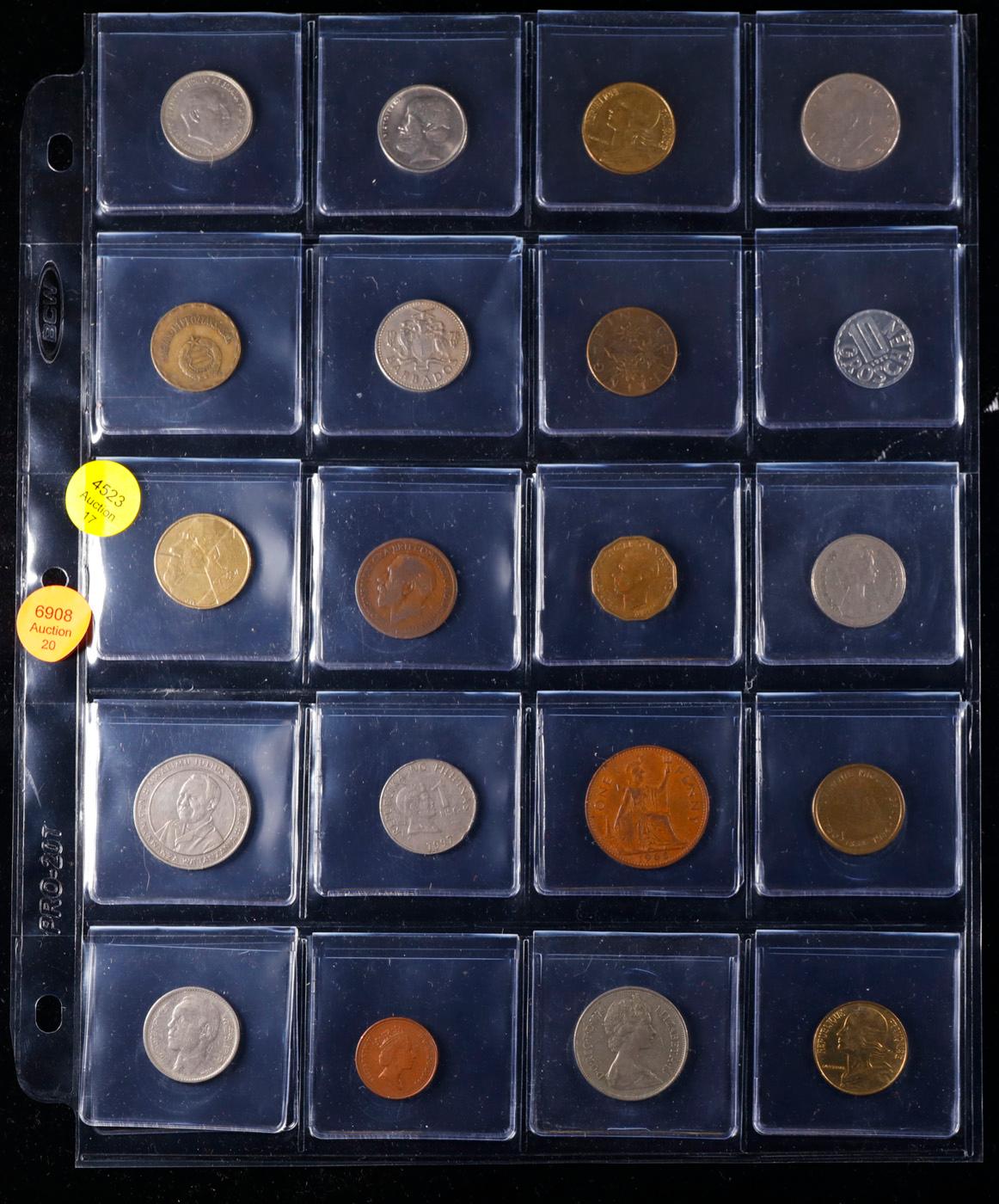 20 Great Coins of the World, hand selected, many trend high, every lot guaranteed to contain Silver.