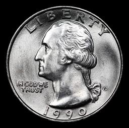 ***Auction Highlight*** 1990-p Washington Quarter TOP POP! 25c Graded ms67 By SEGS (fc)