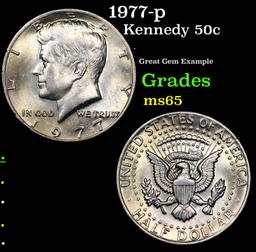 1977-p Kennedy Half Dollar 50c Grades GEM Unc