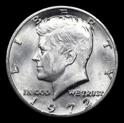 ***Auction Highlight*** 1972-p Kennedy Half Dollar Near Top Pop! 50c Graded ms66+ By SEGS (fc)