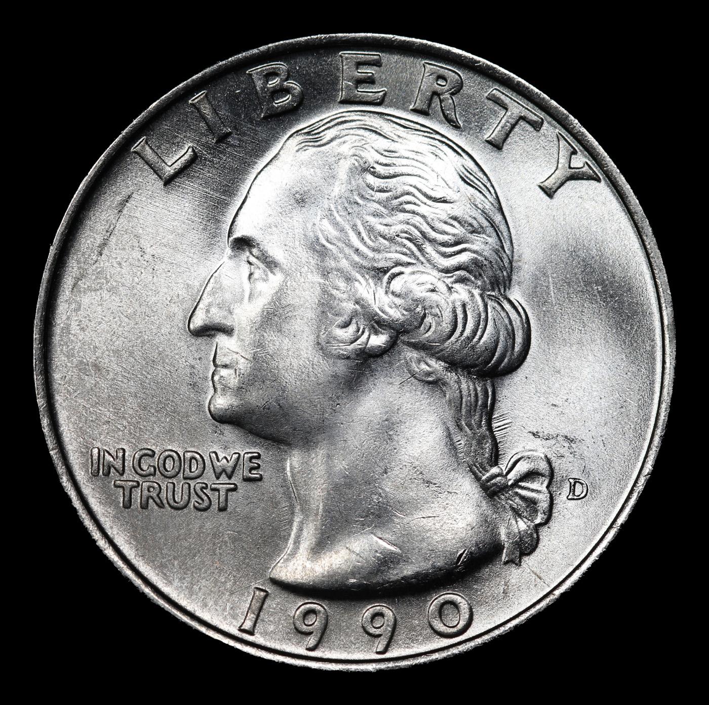 ***Auction Highlight*** 1990-p Washington Quarter TOP POP! 25c Graded ms67 By SEGS (fc)