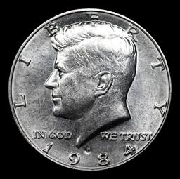 1984-p Kennedy Half Dollar 50c Grades GEM++ Unc