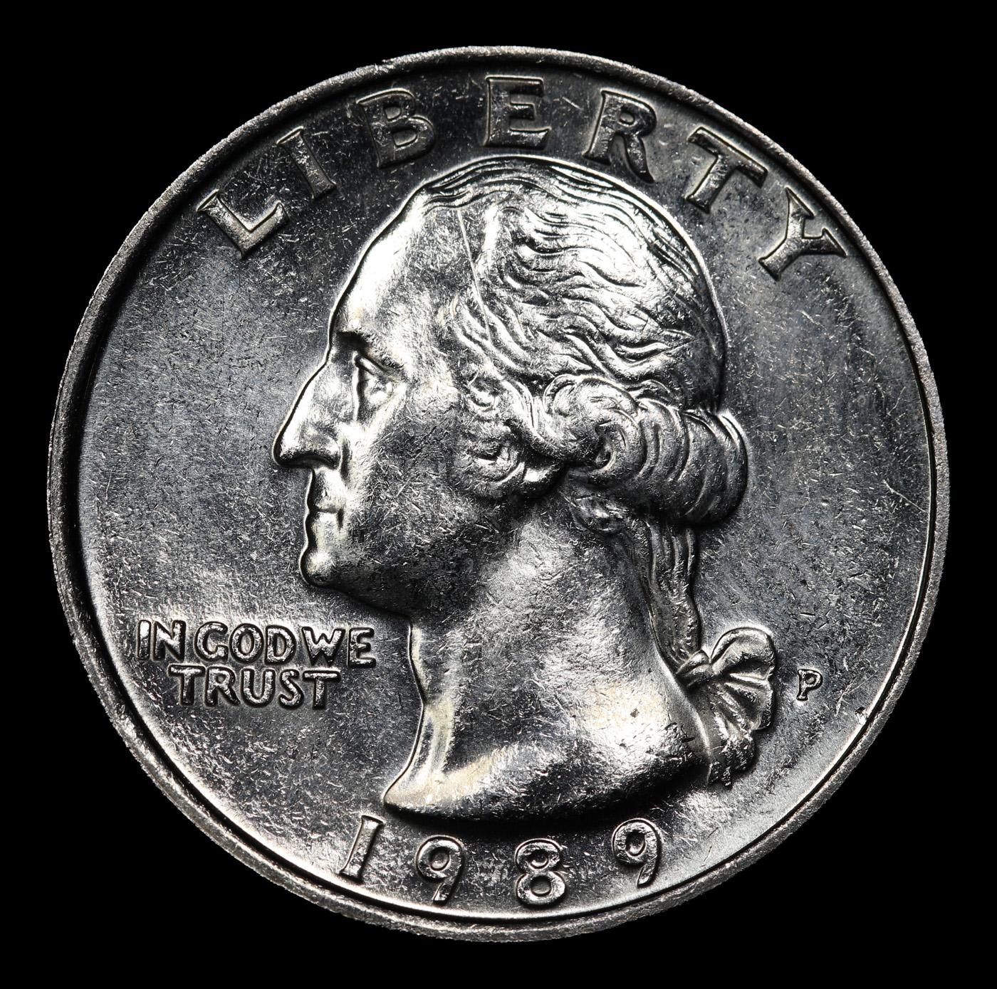 ***Auction Highlight*** 1989-p Washington Quarter Near Top Pop! 25c Graded ms66+ By SEGS (fc)