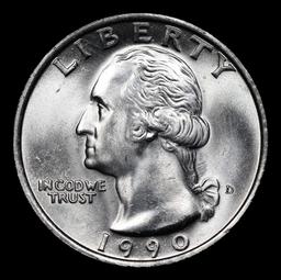 ***Auction Highlight*** 1990-p Washington Quarter TOP POP! 25c Graded ms67 By SEGS (fc)