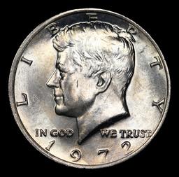 ***Auction Highlight*** 1972-p Kennedy Half Dollar Near Top Pop! 50c Graded ms66+ By SEGS (fc)