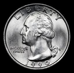 ***Auction Highlight*** 1990-p Washington Quarter TOP POP! 25c Graded ms67 By SEGS (fc)