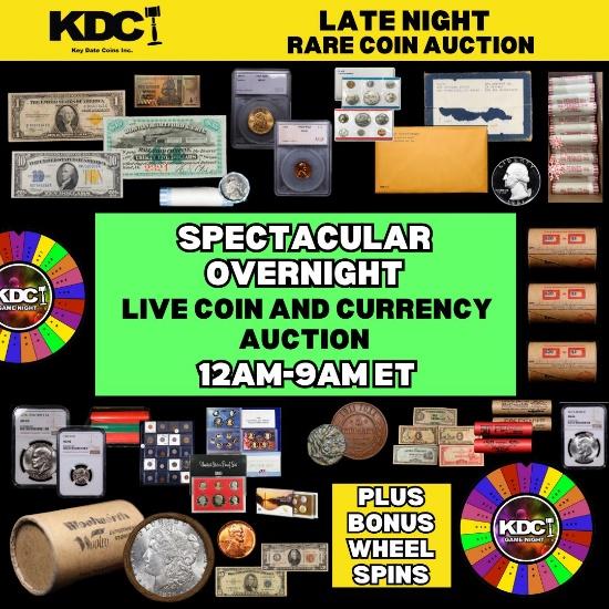 LATE NIGHT! Key Date Rare Coin Auction 20.1 ON