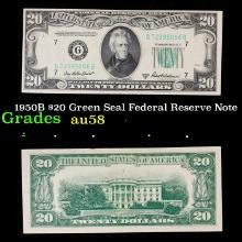 1950B $20 Green Seal Federal Reserve Note Grades Choice AU/BU Slider