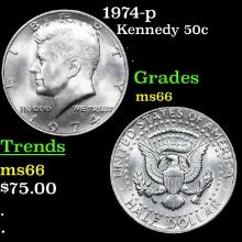 1974-p Kennedy Half Dollar 50c Grades GEM+ Unc