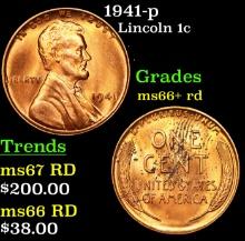 1941-p Lincoln Cent 1c Grades GEM++ RD