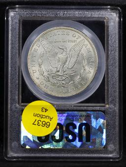 *Highlight* 1884-s Morgan Dollar $1 Select Unc USCG (fc)
