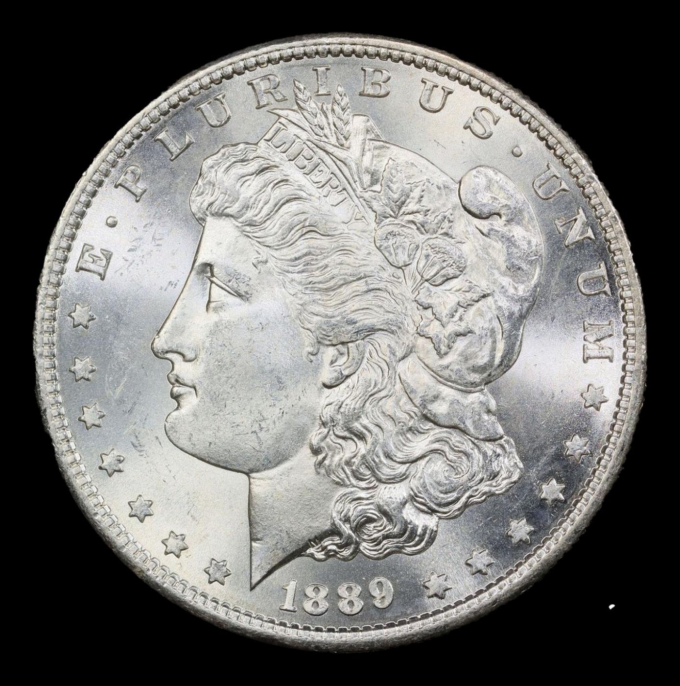 *Highlight* 1889-s Morgan Dollar Near Top Pop! $1 ms66+ SEGS (fc)