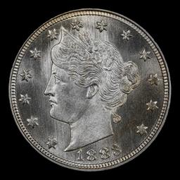 *Highlight* 1883 N/C Liberty Nickel TOP POP! 5c ms68 SEGS (fc)