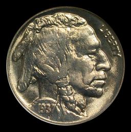 *Highlight* 1937-p Buffalo Nickel Near Top Pop! 5c ms67+ SEGS (fc)